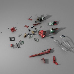 Helicopter Debris