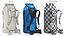 Floating Waterproof Dry Bag Backpack Standing Blue