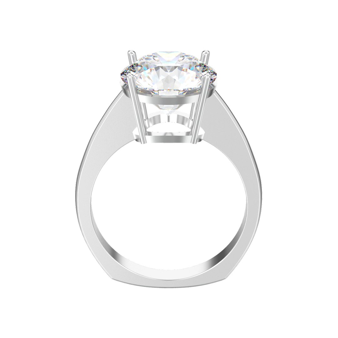 3D Simple Solitaire Ring Gemstone - TurboSquid 1423648