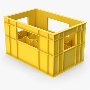 3D Plastic Bottle Crate