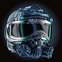Helmet Chemical Mask Sci-fi HD (2)