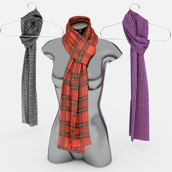 3d scarf visualize cloth