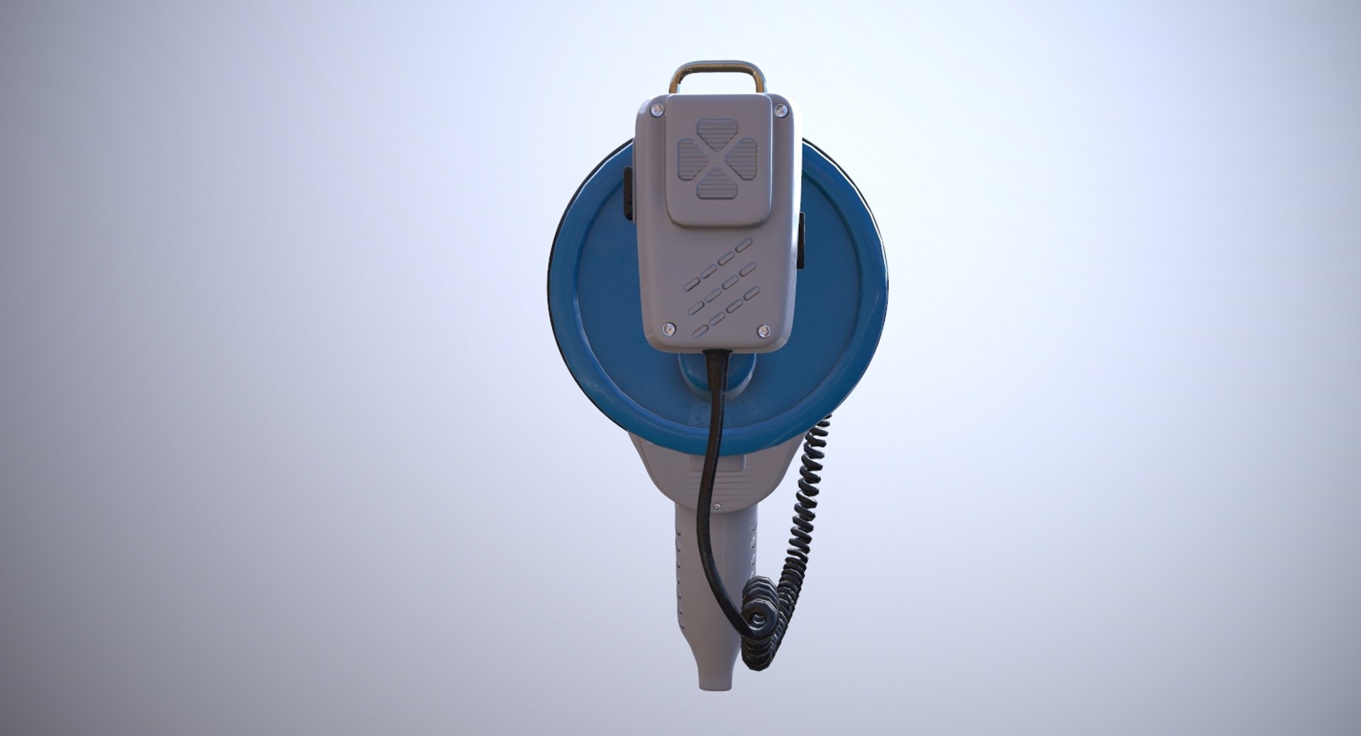 3D polsen mp-25 megaphone model - TurboSquid 1659084