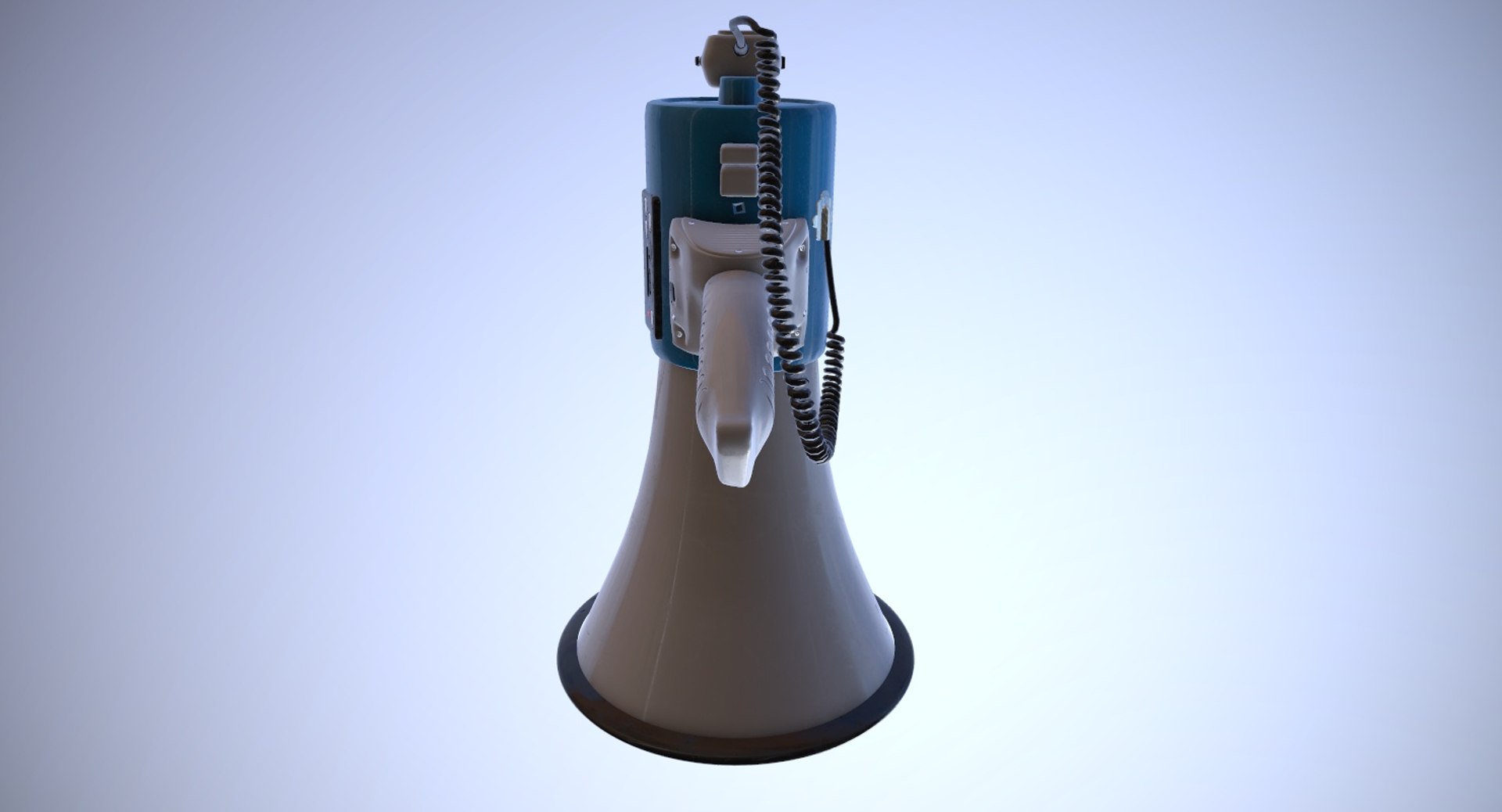3D polsen mp-25 megaphone model - TurboSquid 1659084