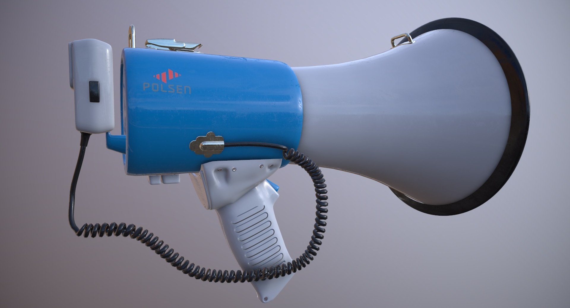3D polsen mp-25 megaphone model - TurboSquid 1659084