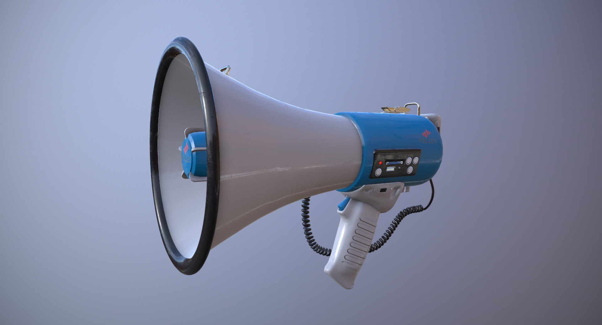 3D polsen mp-25 megaphone model - TurboSquid 1659084