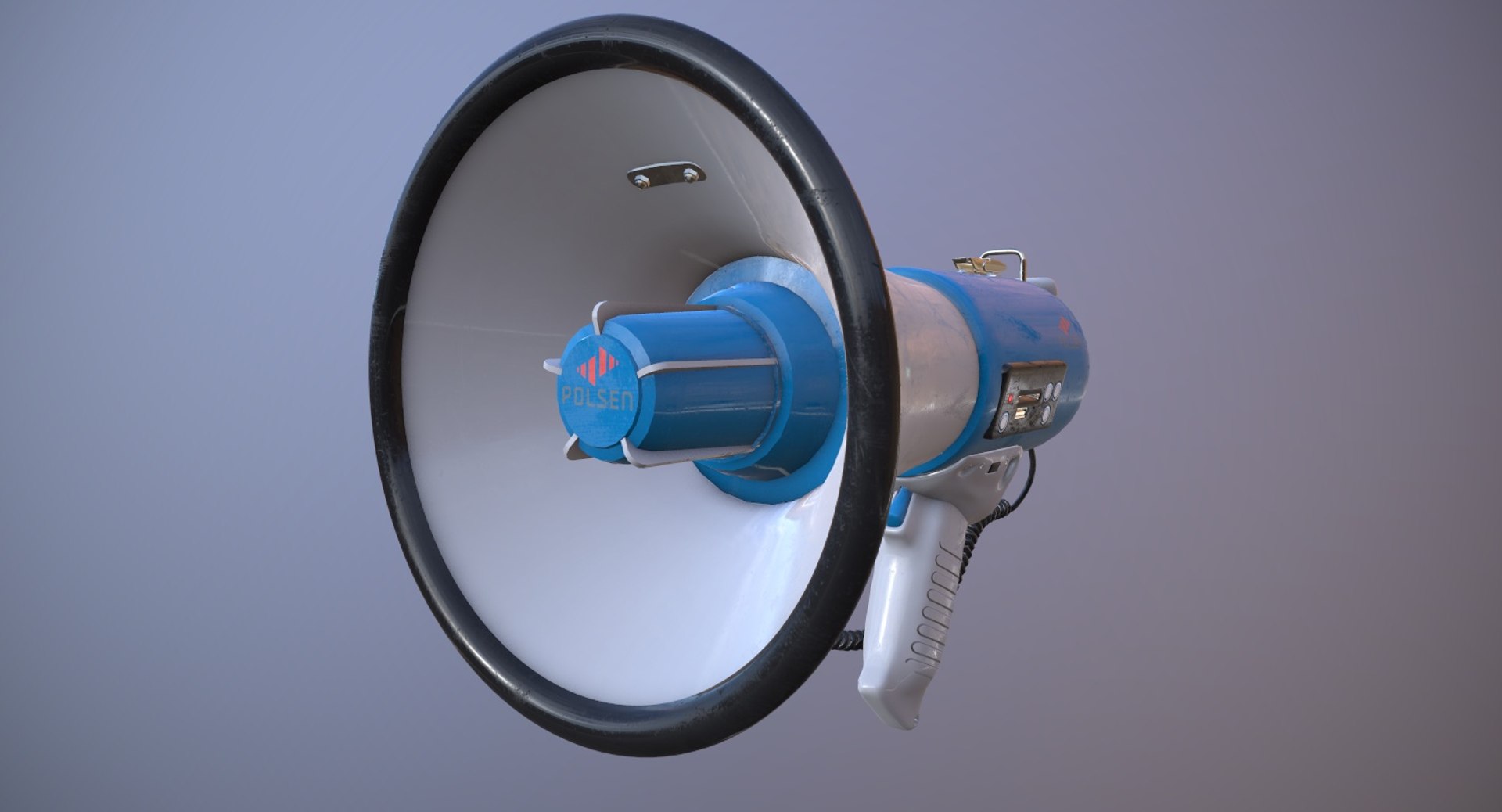 3D polsen mp-25 megaphone model - TurboSquid 1659084