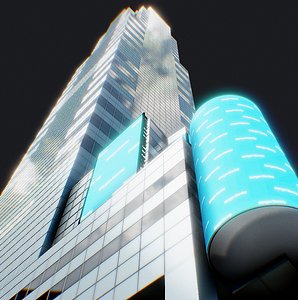 Times Square Building 3D model