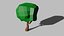 3D Low poly trees model