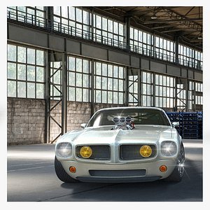 custom pontiac trans am 1974 3D model
