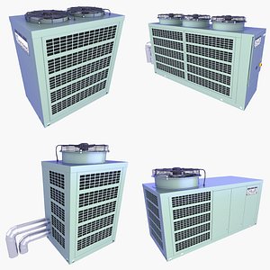 3D Rooftop HVAC Equipment MP v5 model
