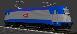 train engine class 380 3d model