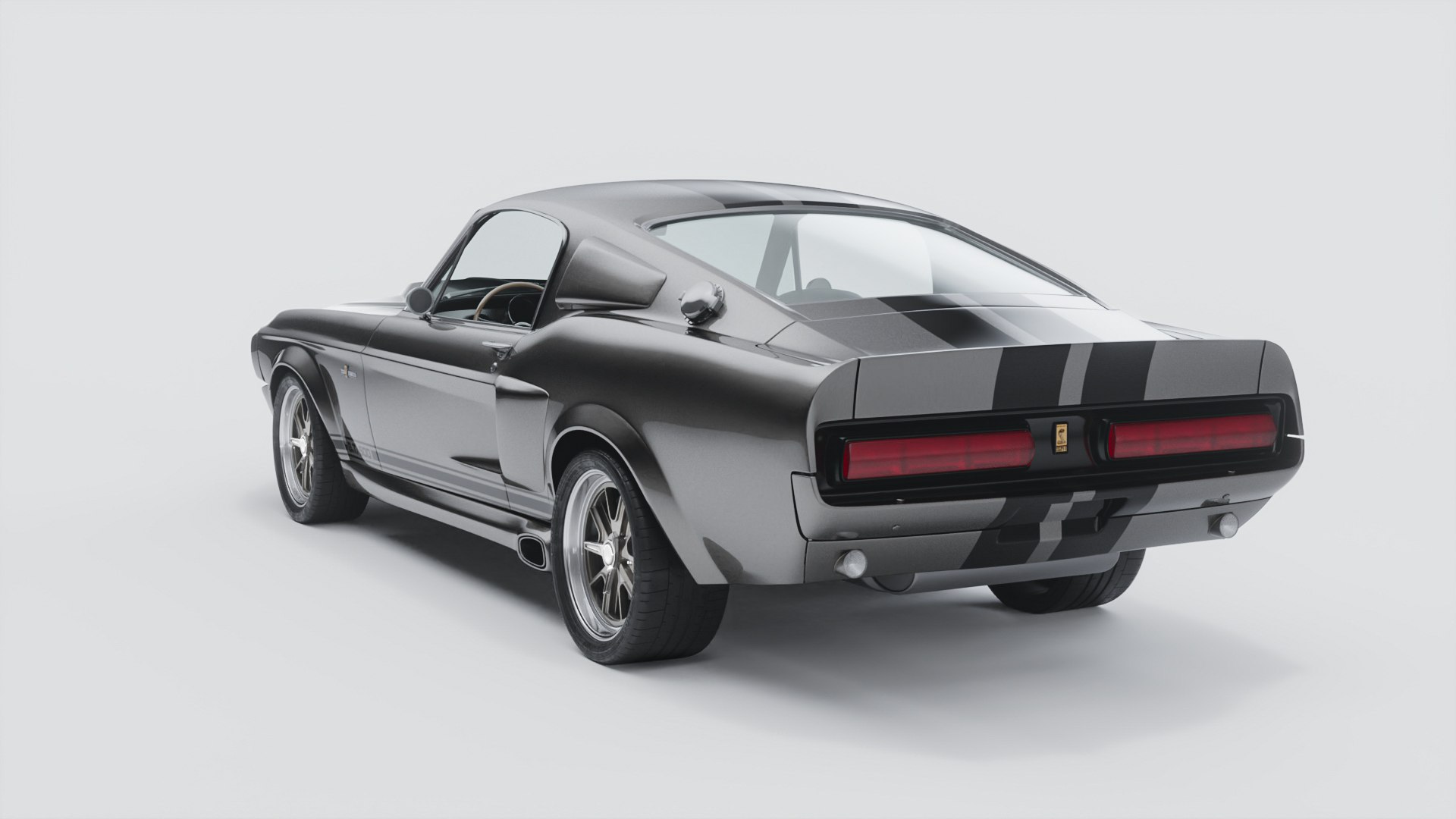 3D 1967 Shelby GT500 Eleanor - High Poly 3D Model - TurboSquid 2080226
