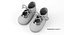3d model of set baby shoe