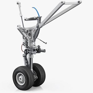 3D Front Landing Gear for Boeing 787