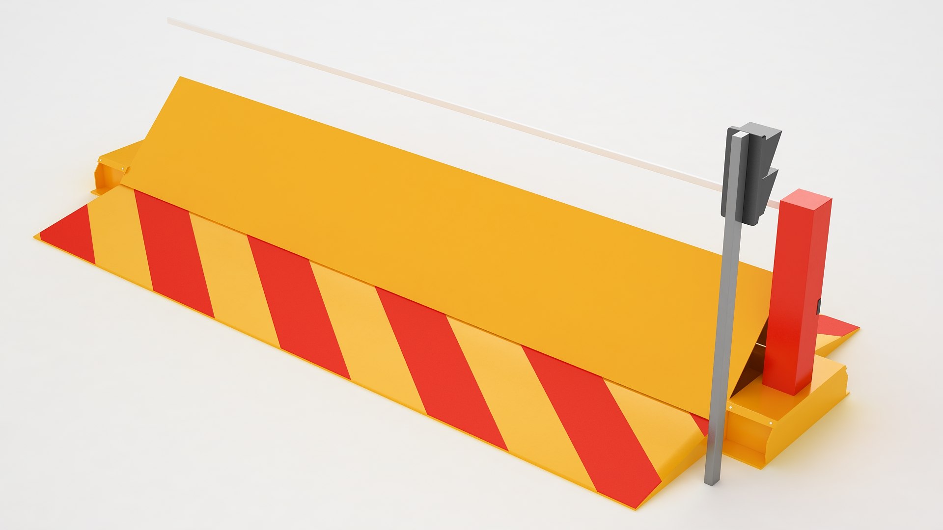 3D Model Road Blocker 02 - TurboSquid 1961183