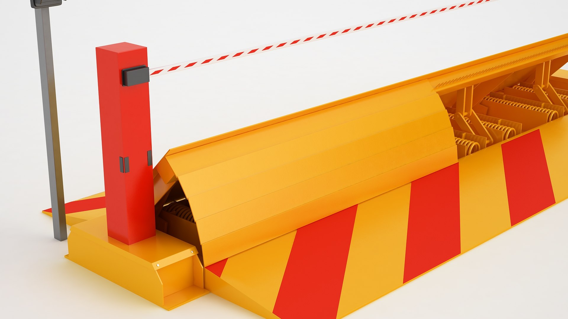 3D Model Road Blocker 02 - TurboSquid 1961183
