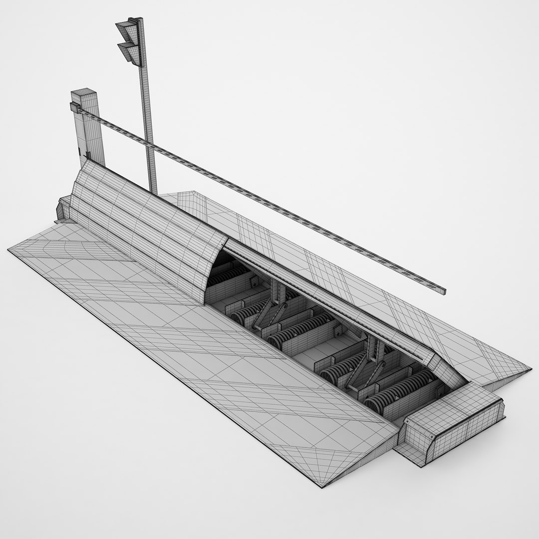 3D Model Road Blocker 02 - TurboSquid 1961183