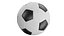3D real soccer ball