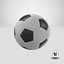 3D real soccer ball