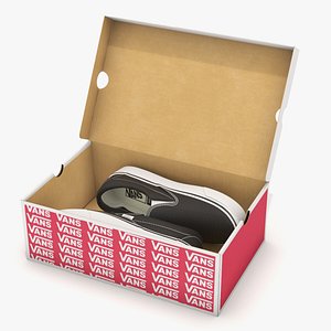 3D model Classic Slip-On Vans in Box
