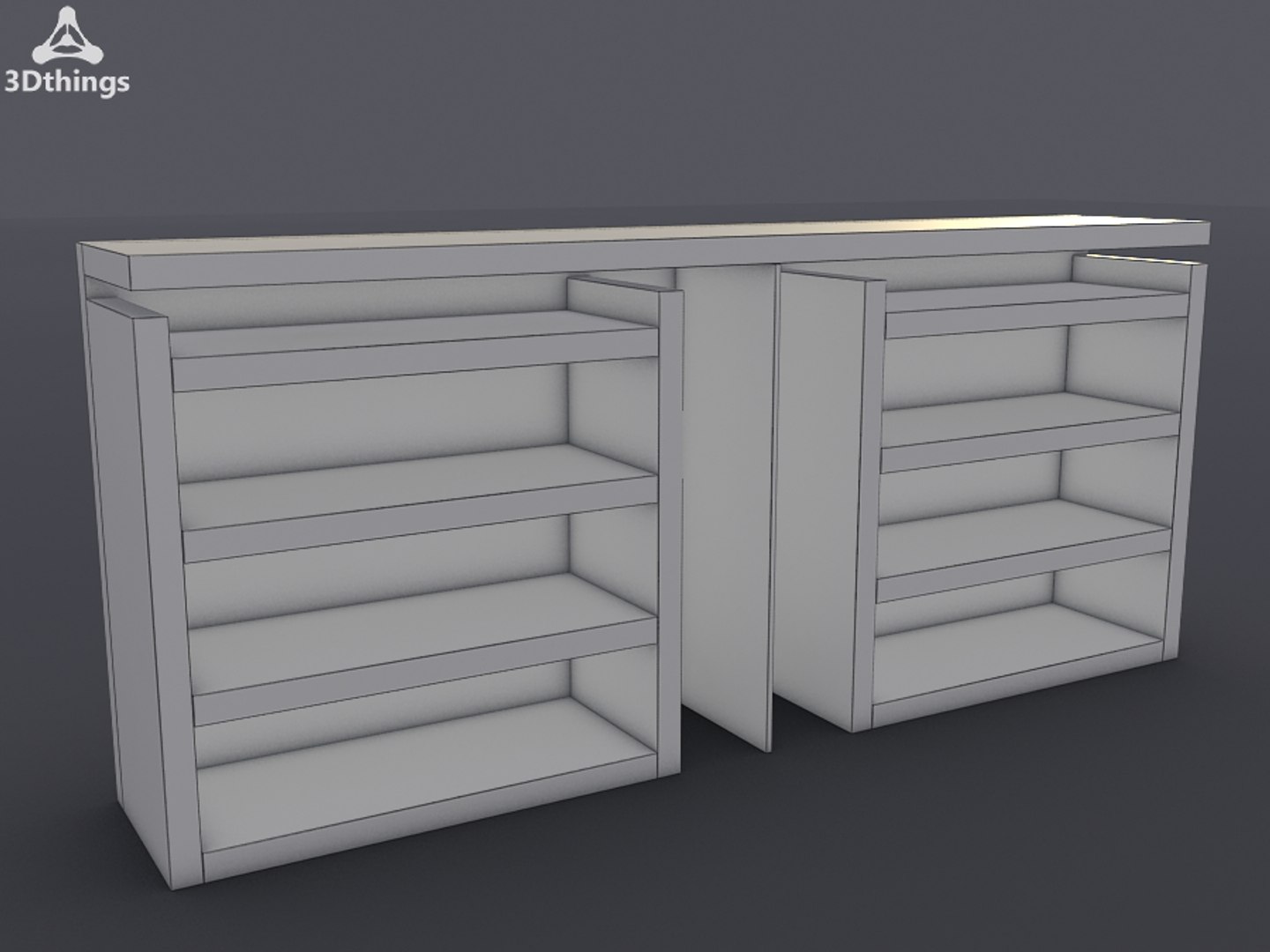 free stand closet 3d model