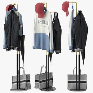 3D model Coat Rack Home Iron