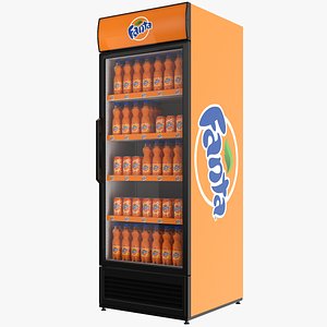 fanta fridge 3D model