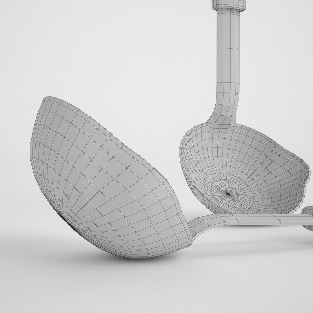 3d Kitchen Ladle