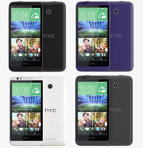 htc desire 510 color 3d 3ds