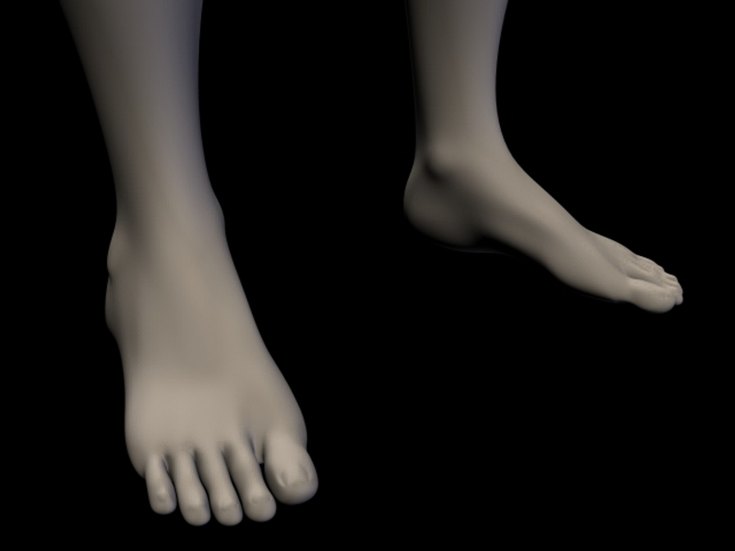 3d Nude Female Male Model
