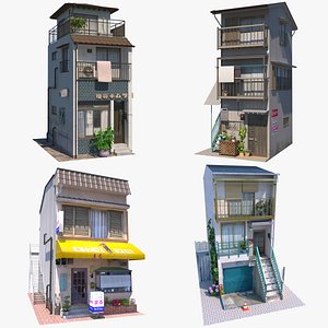 Japanese Buildings Bundle 8