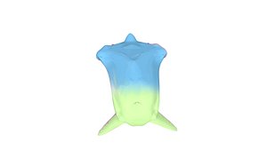 long monster3d model colorful model