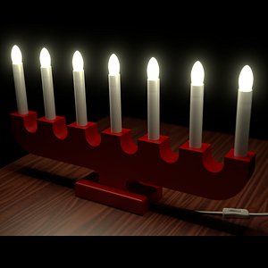 3d swedish christmas advent lights