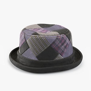 Pork Pie Hat 3D model