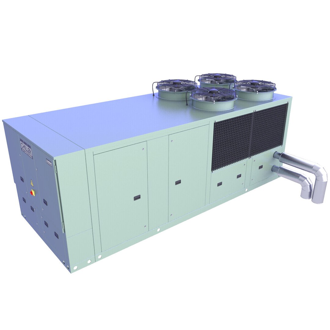 Rooftop Chiller MP 16 3D Model - TurboSquid 2098379