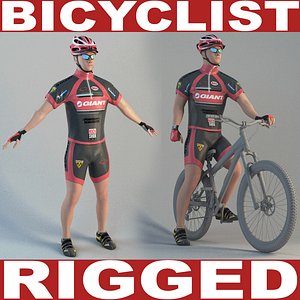 Bicyclist (rigged)