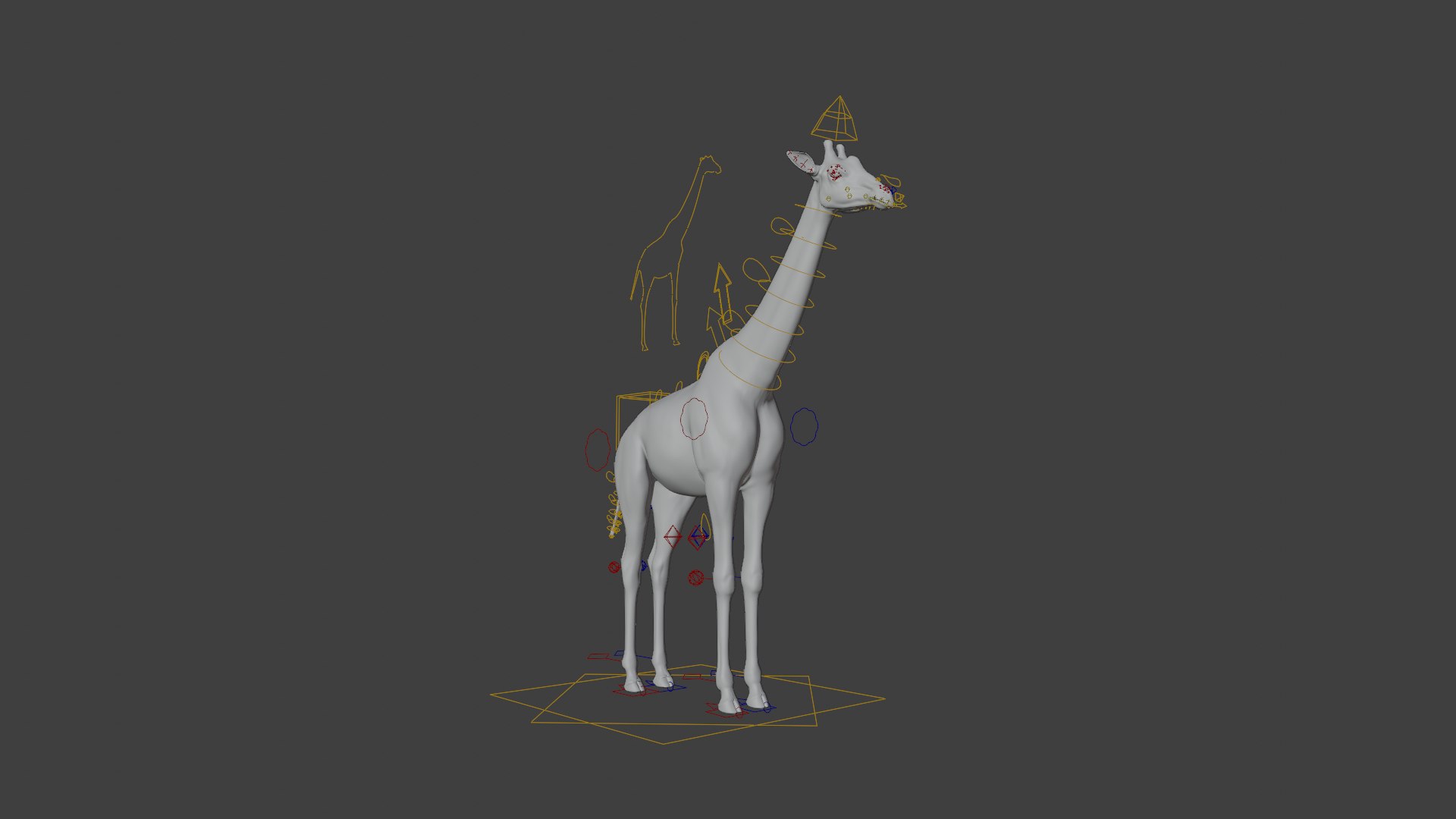 3D Animation Giraffe Model - TurboSquid 1708698