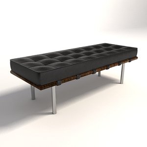 Mies Van Der Rohe Barcelona Bench small