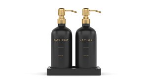 Luxury Soap and Lotion Dispenser model