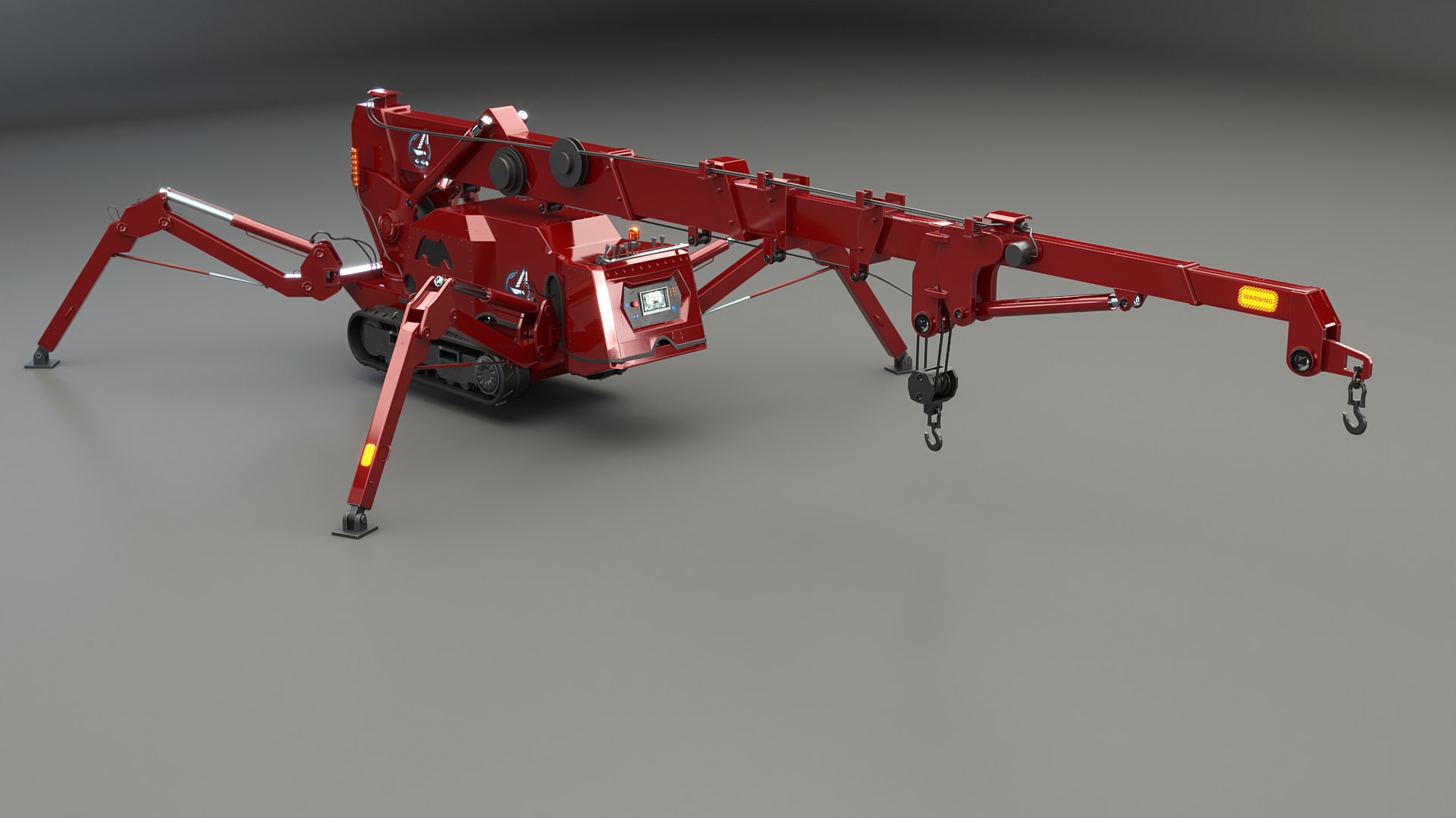 Mini Crawler - Spider Crane model https://p.turbosquid.com/ts-thumb/Mb/E9hWse/HB/cc_0006/png/1710968414/1920x1080/fit_q87/c43a4df42a1186b4fb1c4ed9f82ee391132a0a6f/cc_0006.jpg