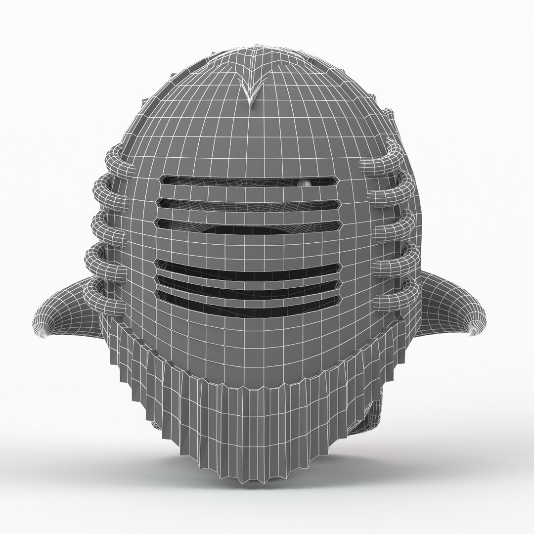 Medieval Helmet V2 3d Model