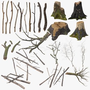 twigs sticks stumps log max