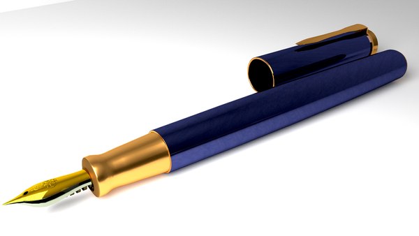 3d fountain pen