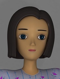 cartoon girl