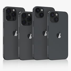 3D Apple iPhone 15 And 15 Plus And 15 Pro And 15 Pro Max
