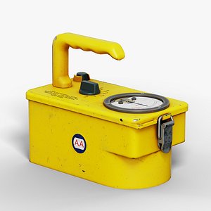 3D Radiation Meter model