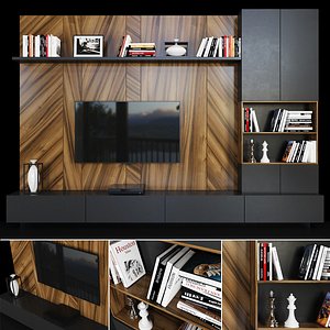 3D tv decor books