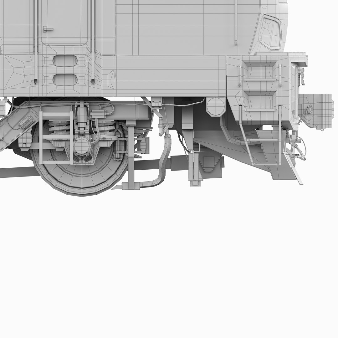 Cargo Train 2ES5 Skif 3D Model - TurboSquid 2336673