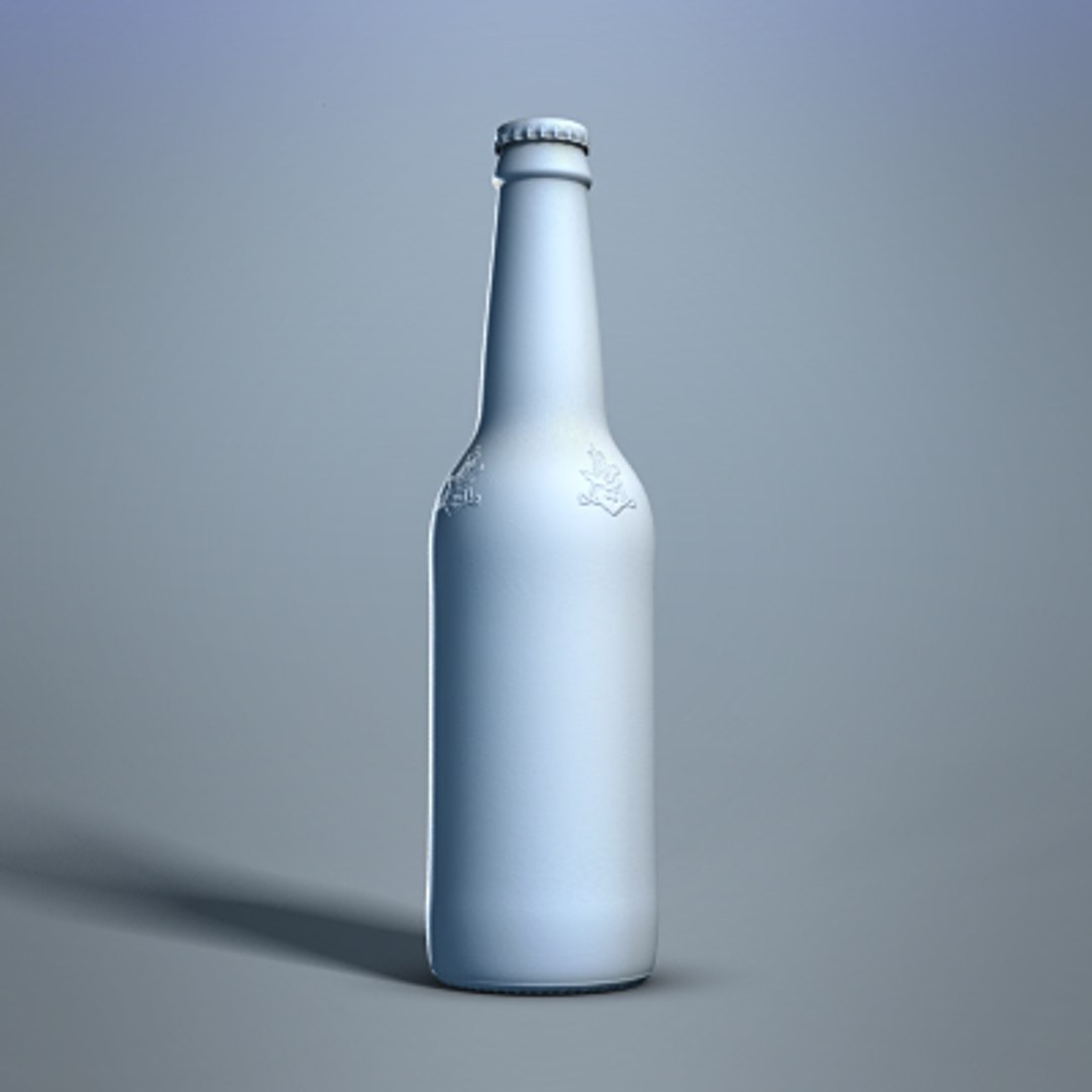 Pack Beer Bottles 3d Model